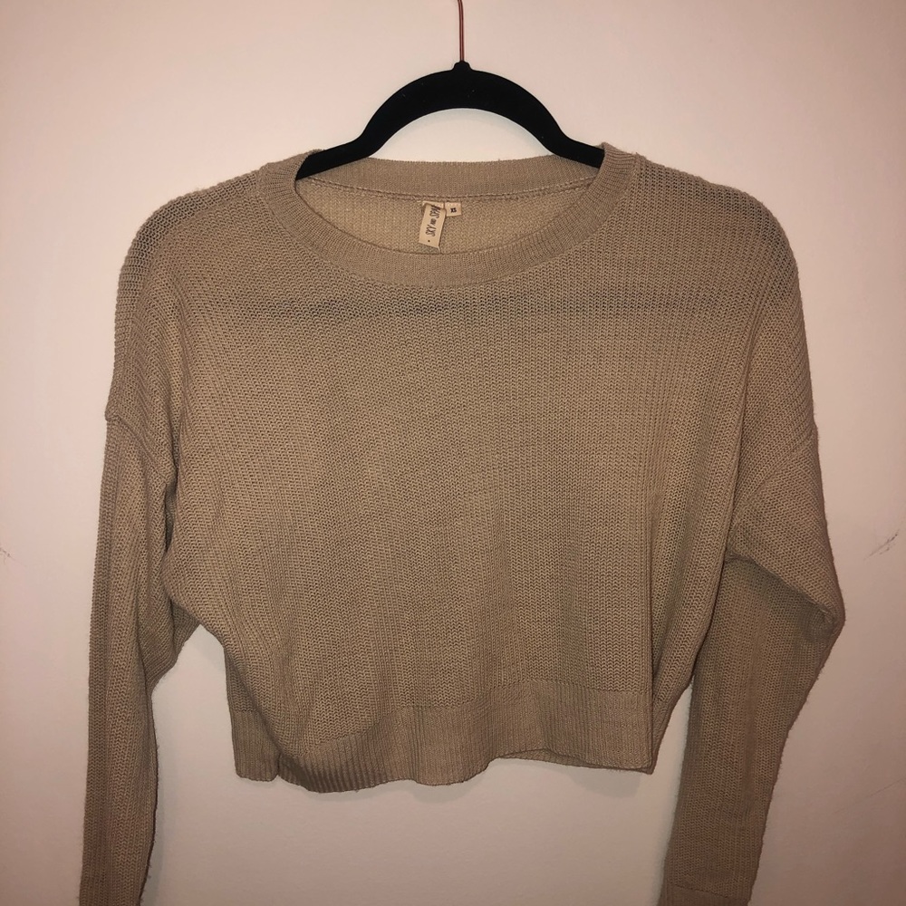 Cropped sweater